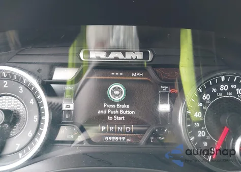 2022 Ram 1500 Laramie 4X4 6'4 Box из США, поврежденный, VIN 1C6SRFRT4NN420005